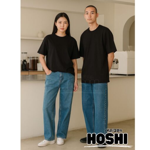 เสื้อโอเวอร์ไซส์ สีดำ