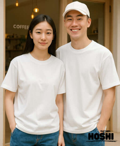 เสื้อโอเวอร์ไซส์สีขาว