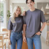 เสื้อโอเวอร์ไซส์สีชาโคล (Charcoal)