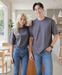 เสื้อโอเวอร์ไซส์สีชาโคล (Charcoal)