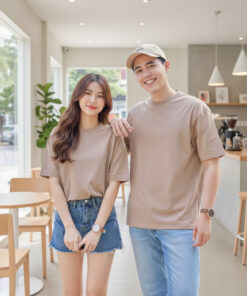 เสื้อโอเวอร์ไซส์สีนู้ด