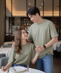 เสื้อโอเวอร์ไซส์สีมัทฉะ