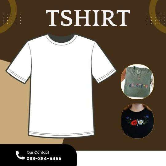 ปักเสื้อยืด