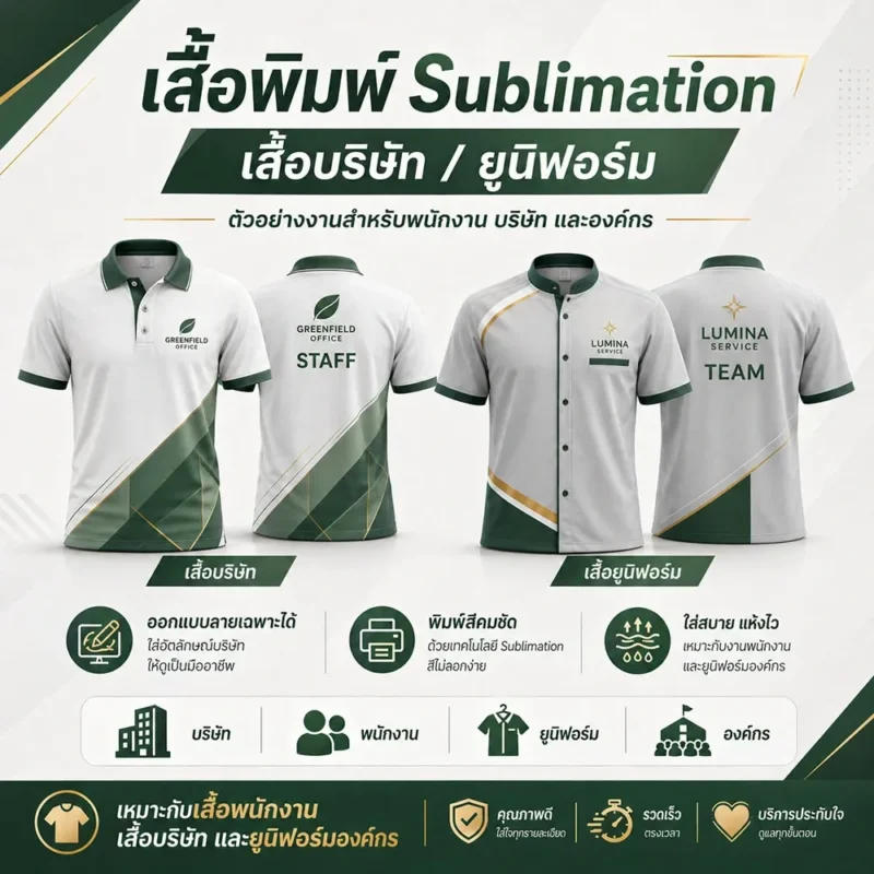 เสื้อบริษัทและยูนิฟอร์ม