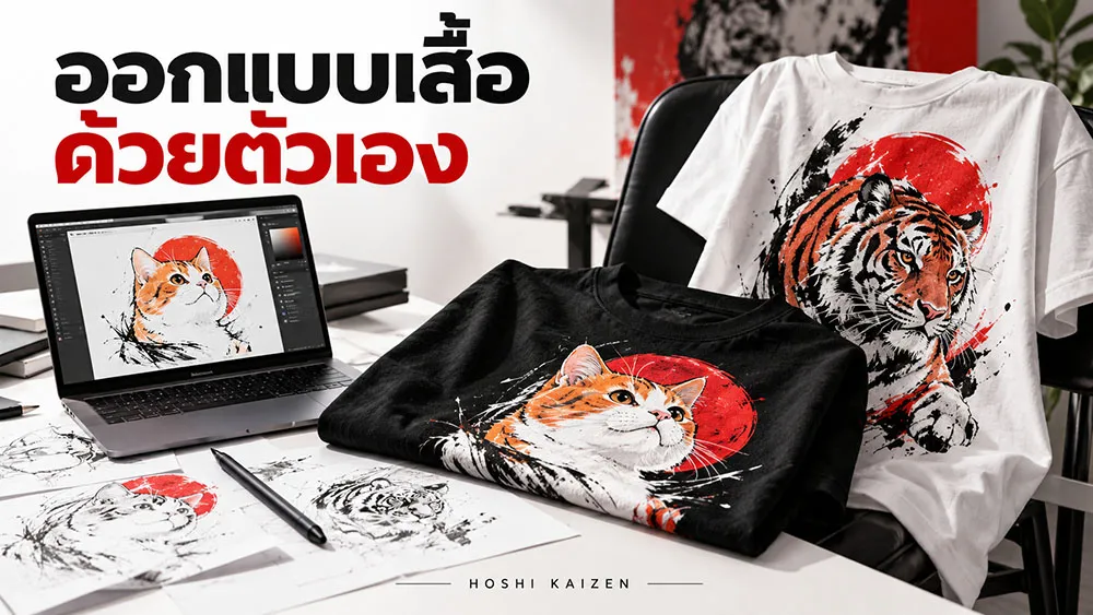 ออกแบบเสื้อด้วยตัวเอง